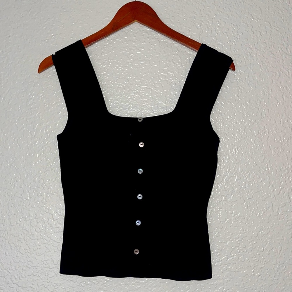 Black Fashion Tank Top